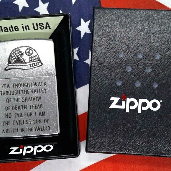 COPY - Trench Art Design  Vietnam Valley Of Death- New Release Zippo Street Chr… - Picture 2 of 5